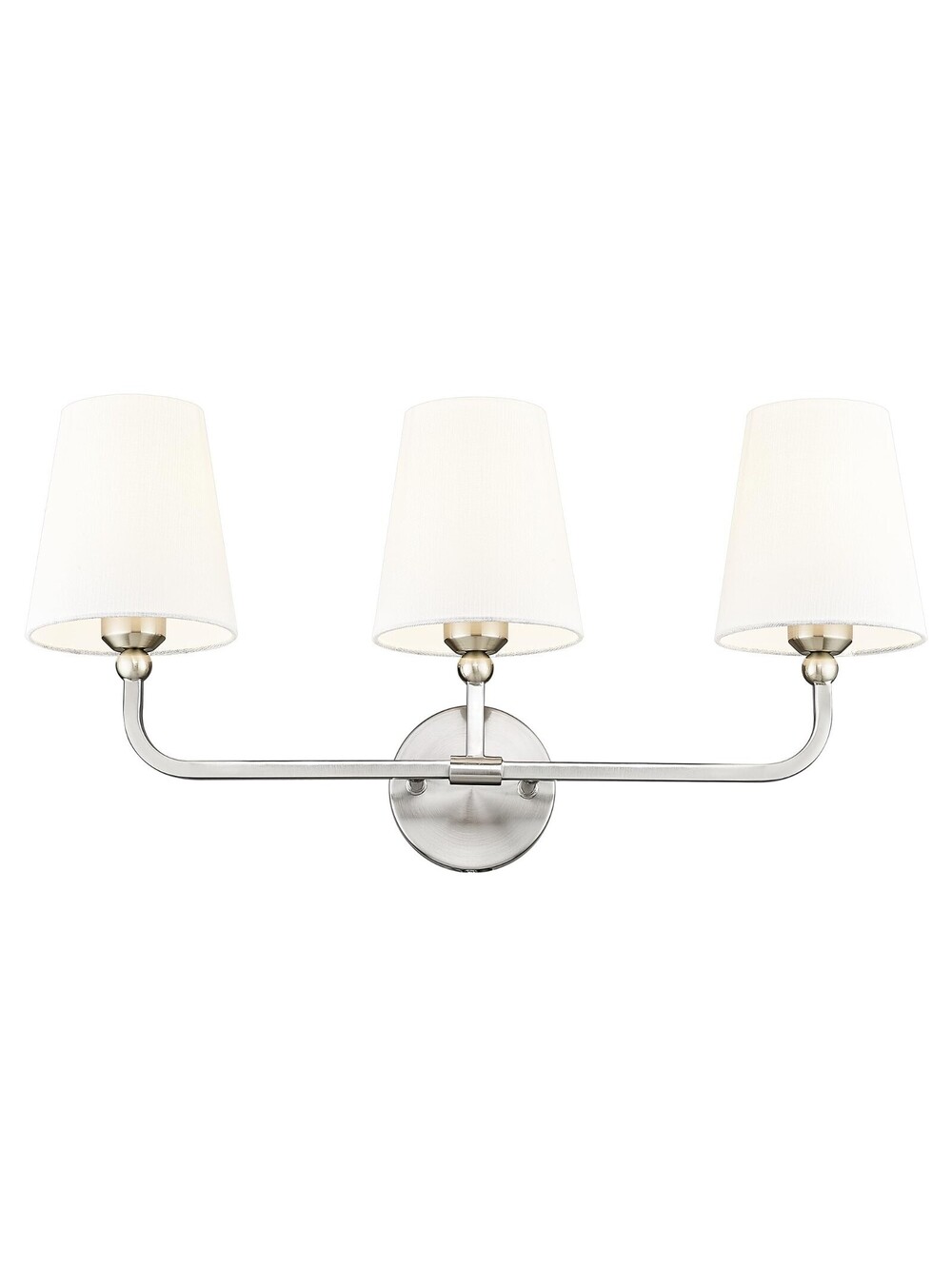 METWET Bathroom Light Fixtures, Brushed Nickel Vanity Lights NEW